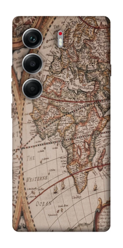 Чехол на Tecno Camon 40 Карта путешествий фото 1 из 1