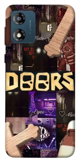 Чехол на Motorola Moto E13 Roblox doors dark mode фото 1 из 1