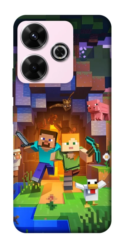 Чохол на Xiaomi Redmi 13 4G Minecraft game фото 1 з 1
