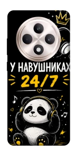 Чехол на Oppo Reno 12 F 4G/5G У навушниках 24/7 фото 1 из 1