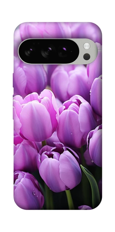 Чехол на Google Pixel 10 Pro Фиолетовые тюльпаны фото 1 из 1