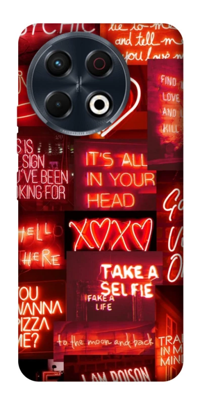 Чохол на TECNO Spark 30 Pro (KL7) Love collage ver.7 фото 1 з 1