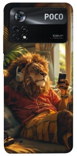 Чохол на Xiaomi Poco X4 Pro 5G Лев v2 фото 1 з 1