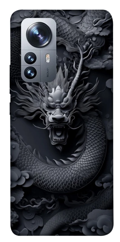 Чехол на Xiaomi 12 / 12X black dragon фото 1 из 1