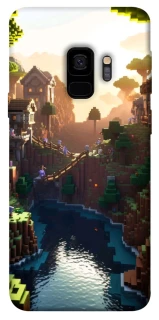 Чехол на Samsung Galaxy S9 Minecraft sunset фото 1 из 1