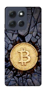 Чохол на Motorola Moto G86 Power Bitcoin cracks фото 1 з 1