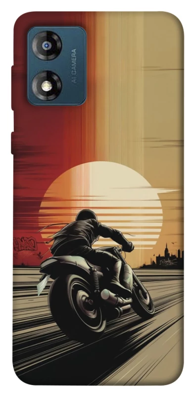 Чехол на Motorola Moto E13 Motorcycle фото 1 из 1