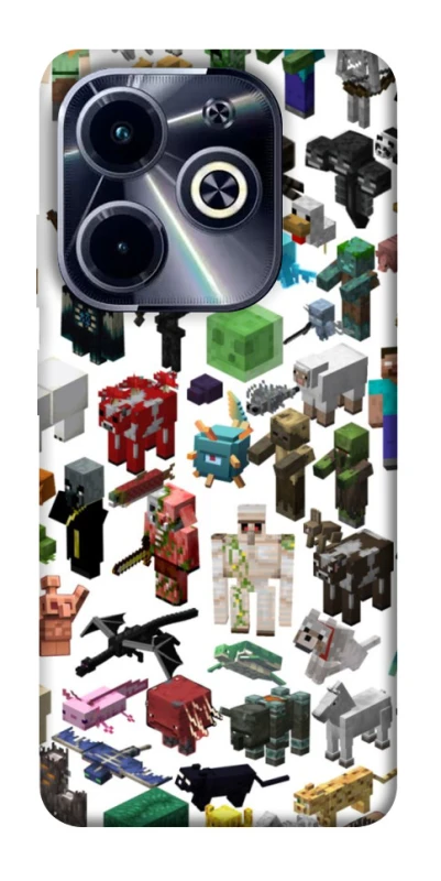 Чохол на Infinix Hot 40i Minecraft v4 фото 1 з 1