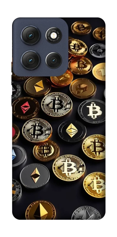 Чохол на Motorola Moto G86 Many coins фото 1 з 1