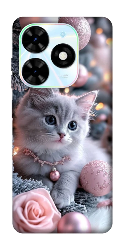 Чехол на TECNO Spark Go 2024 Christmas Kitty фото 1 из 1