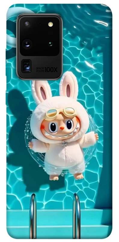 Чохол на Samsung Galaxy S20 Ultra Labubu in the pool ver.2 фото 1 з 1