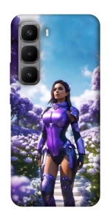 Чохол на Infinix Hot 60 Pro+ Cyber space girl ver.4 фото 1 з 1