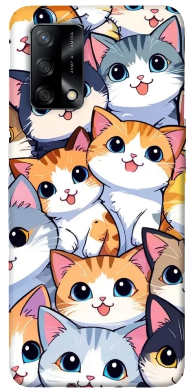 Чохол на Oppo A74 4G Cute Cat v2 фото 1 з 1
