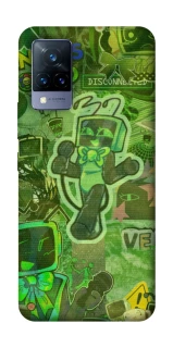 Чехол на Vivo V21 Dandysworld tv green theme фото 1 из 1