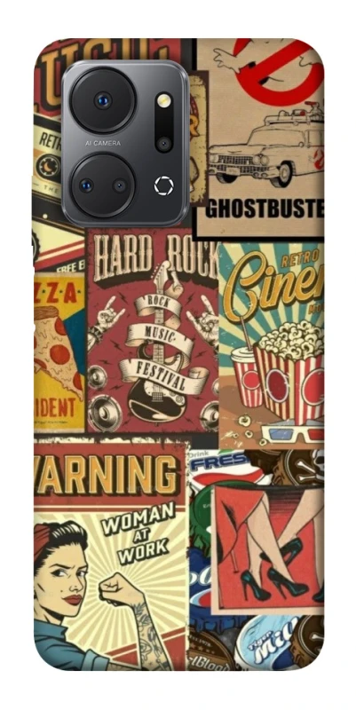 Чохол на Huawei Honor X7a Retro collage ver.2 фото 1 з 1