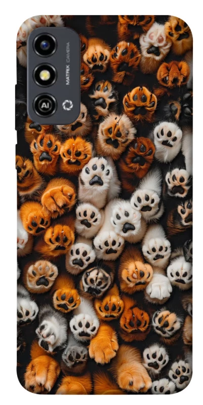 Чохол на ZTE Blade A53 Сat paws фото 1 з 1
