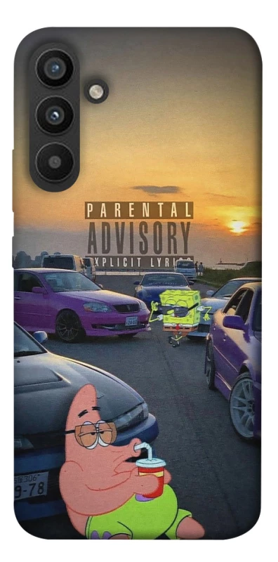 Чехол на Samsung Galaxy A34 5G Патрик на гонках фото 1 из 1