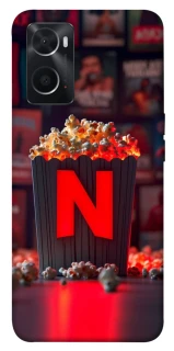 Чехол на Oppo A76 4G Netflix and popcorn фото 1 из 1