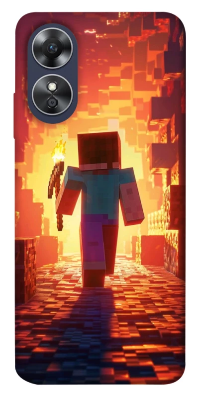 Чохол на Oppo A17 Minecraft adventure фото 1 з 1