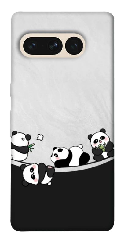 Чохол на Google Pixel 7 Pro Four pandas фото 1 з 1