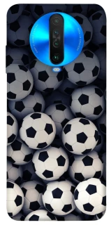Чехол на Xiaomi Poco X2 Футбольные мячи фото 1 из 1