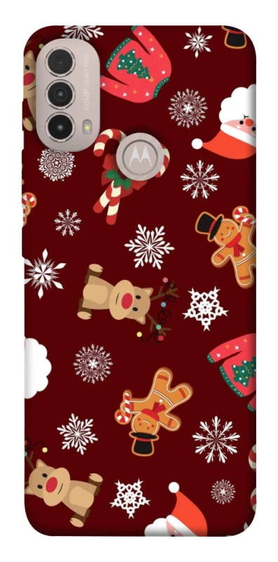 Чехол на Motorola Moto E40 Новогодний v6 фото 1 из 1