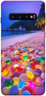 Чехол на Samsung Galaxy S10 Светящиеся камни на берегу фото 1 из 1