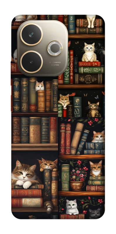 Чохол на Oppo A5 Pro 4G Cats & Books фото 1 з 1