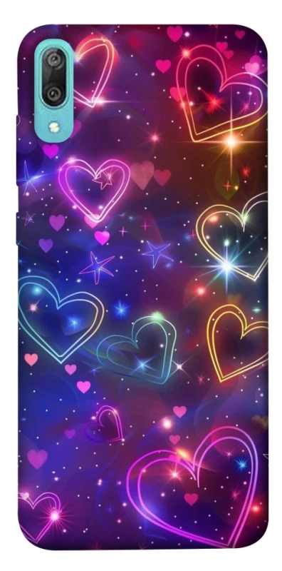 Чохол на Huawei Y6 Pro (2019) Drawn hearts фото 1 з 1