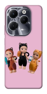 Чохол на Infinix Hot 40 Pro Cat Cafe Trio фото 1 з 1