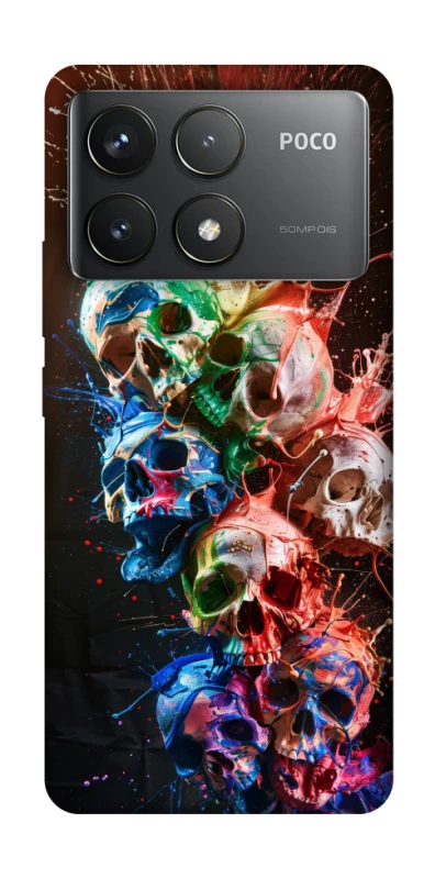 Чохол на Xiaomi Poco F6 Pro Skulls фото 1 з 1
