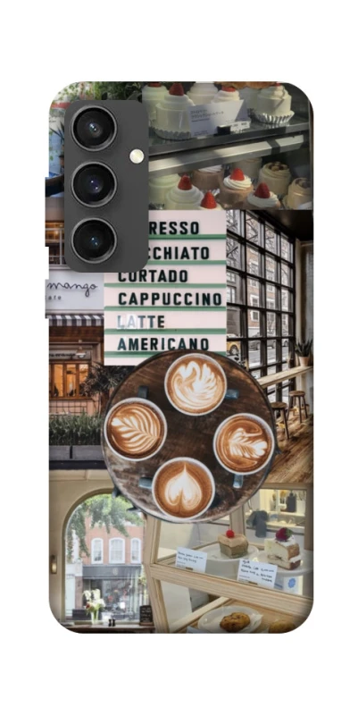 Чохол на Samsung Galaxy S24 FE Coffee collage ver.5 фото 1 з 1