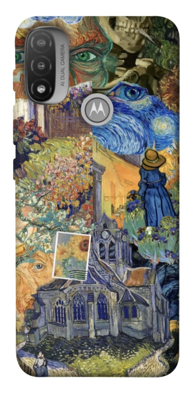 Чохол на Motorola Moto E20 Van Gogh collage фото 1 з 1