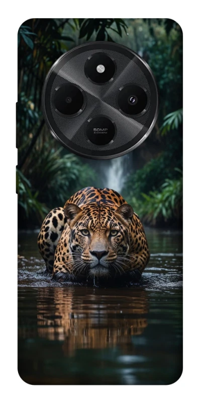 Чохол на Xiaomi Poco C75 Leopard in water фото 1 з 1