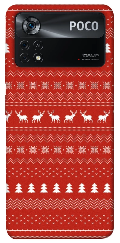 Чохол на Xiaomi Poco X4 Pro 5G Новорічний v12 фото 1 з 1