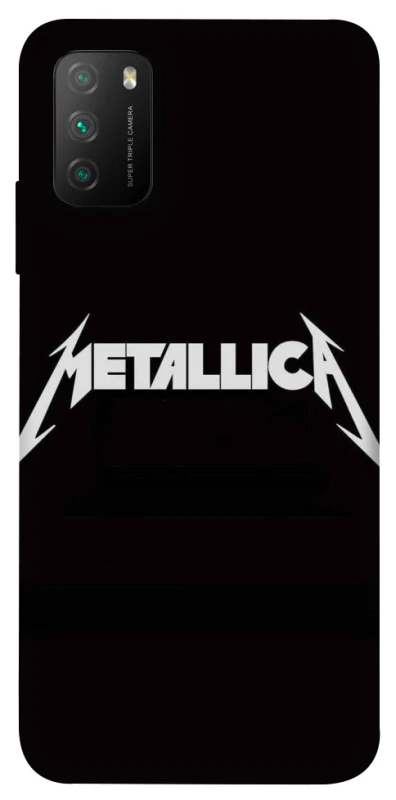 Чехол на Xiaomi Poco M3 Metallica logo фото 1 из 1