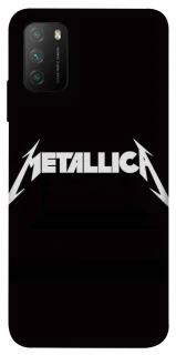 Чехол на Xiaomi Poco M3 Metallica logo фото 1 из 1