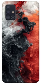 Чохол на Samsung Galaxy A51 Black and Red фото 1 з 1
