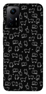 Чехол на Xiaomi Redmi Note 12S Black Cats фото 1 из 1