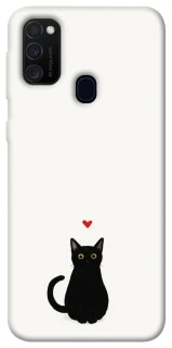 Чохол на Samsung Galaxy M21 cat in love фото 1 Чохол на Samsung Galaxy M21 cat in love фото 1 з 1