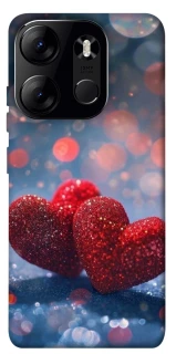 Чехол на Tecno Spark Go 2023 Red hearts фото 1 из 1