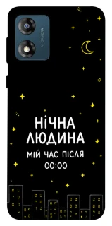 Чехол на Motorola Moto E13 Нічна людина фото 1 из 1