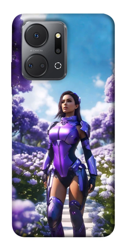 Чохол на Huawei Honor X7a Cyber space girl ver.4 фото 1 з 1