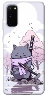 Чехол на Samsung Galaxy S20 Samurai cat фото 1 из 1