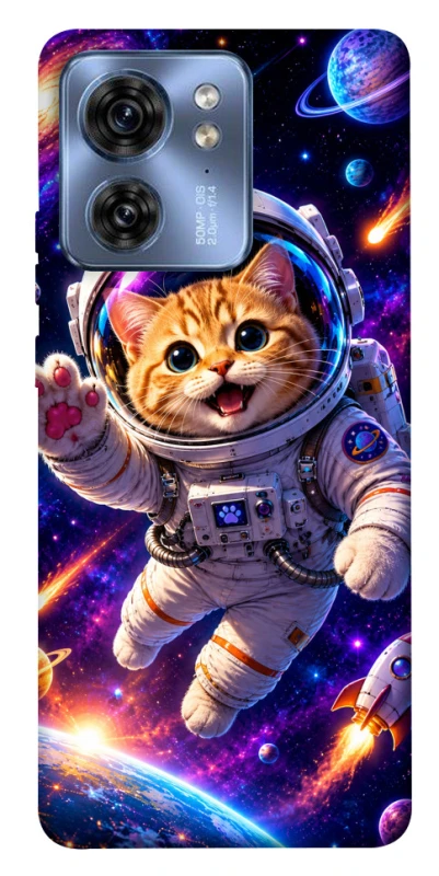 Чохол на Motorola Edge 40 Space Cat фото 1 з 1