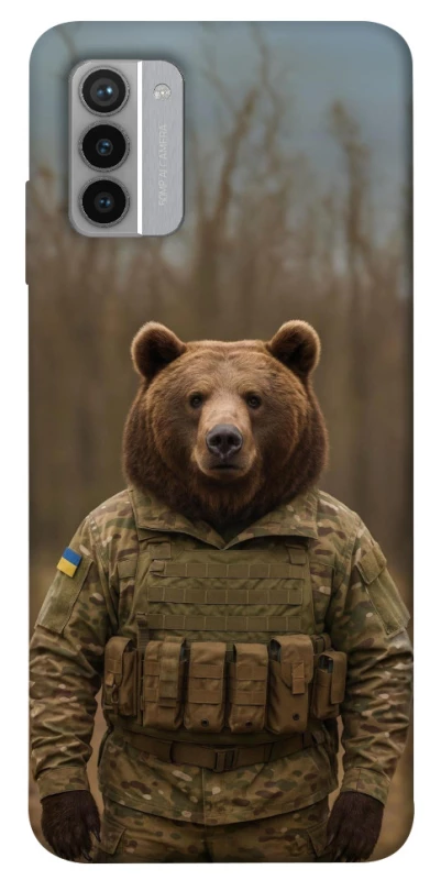 Чехол на Nokia G42 Медведь защитник фото 1 из 1