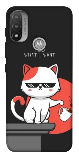 Чохол на Motorola Moto E20 I do what i wont фото 1 з 1