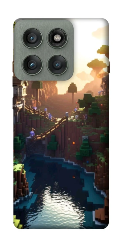 Чехол на Motorola Edge 60 Pro Minecraft sunset фото 1 из 1