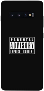 Чехол на Samsung Galaxy S10+ Parental Advisory Label фото 1 из 1