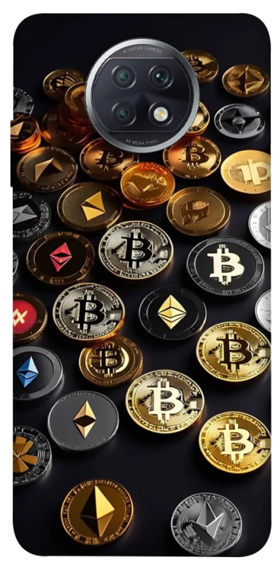 Чехол на Xiaomi Redmi Note 9 5G / Note 9T Many coins фото 1 из 1